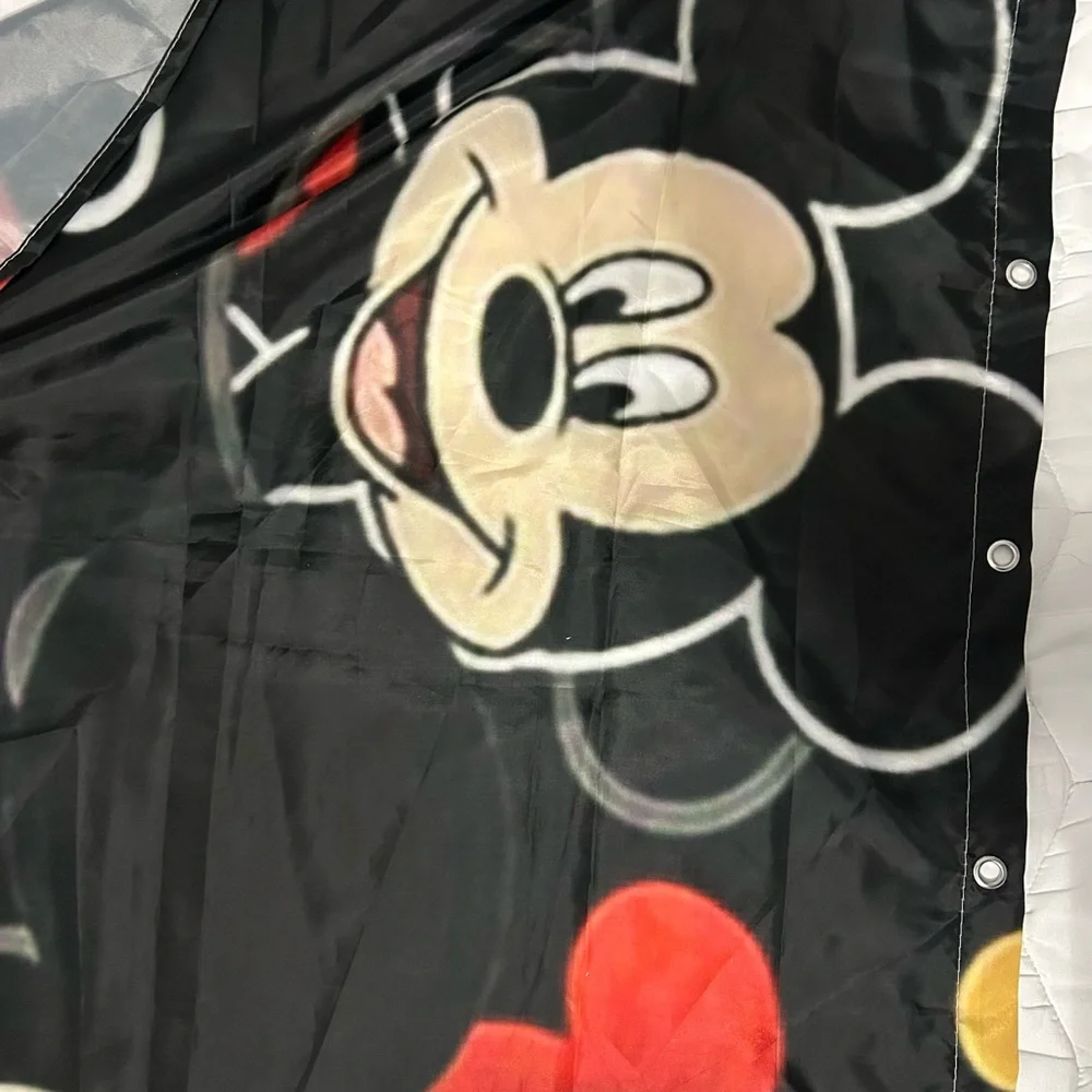 Mickey Mouse Nylon Shower Curtain or Wall Hanging w/Grommets 70”Wx 72”H